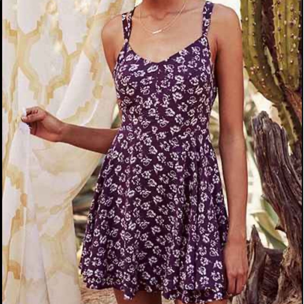 Urban Outfitters Purple Strappy Sundress